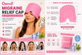 Genva Migraine Relief Cap – 360° Cooling Gel Headache Relief